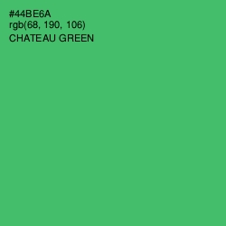 #44BE6A - Chateau Green Color Image