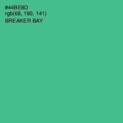 #44BE8D - Breaker Bay Color Image