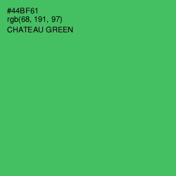 #44BF61 - Chateau Green Color Image