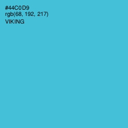 #44C0D9 - Viking Color Image