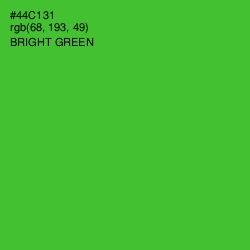 #44C131 - Bright Green Color Image