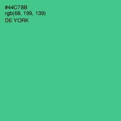 #44C78B - De York Color Image