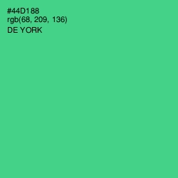 #44D188 - De York Color Image