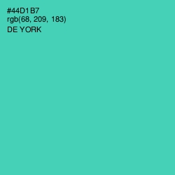 #44D1B7 - De York Color Image