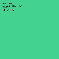 #44D290 - De York Color Image