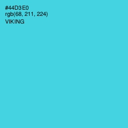 #44D3E0 - Viking Color Image