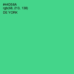 #44D58A - De York Color Image