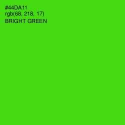 #44DA11 - Bright Green Color Image