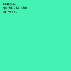 #44F3B4 - De York Color Image