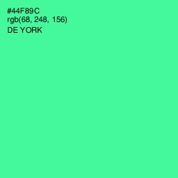 #44F89C - De York Color Image