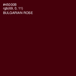 #45000B - Bulgarian Rose Color Image