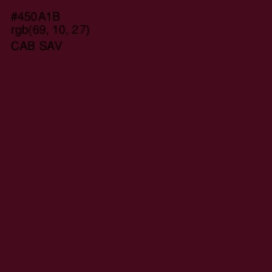 #450A1B - Cab Sav Color Image