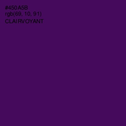 #450A5B - Clairvoyant Color Image