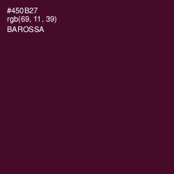 #450B27 - Barossa Color Image
