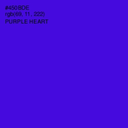 #450BDE - Purple Heart Color Image