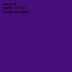 #450C7A - Honey Flower Color Image