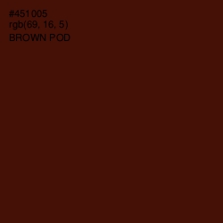 #451005 - Brown Pod Color Image