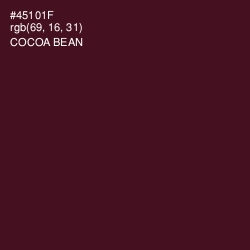 #45101F - Cocoa Bean Color Image