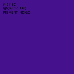 #45118C - Pigment Indigo Color Image