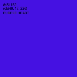 #4511E2 - Purple Heart Color Image