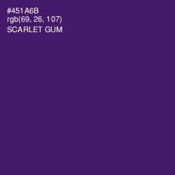 #451A6B - Scarlet Gum Color Image