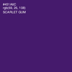 #451A6C - Scarlet Gum Color Image