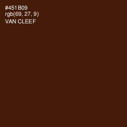 #451B09 - Van Cleef Color Image
