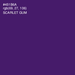 #451B6A - Scarlet Gum Color Image