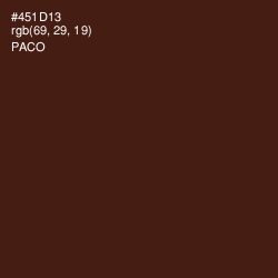 #451D13 - Paco Color Image
