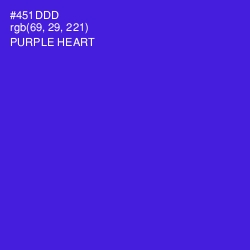 #451DDD - Purple Heart Color Image