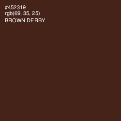 #452319 - Brown Derby Color Image