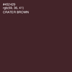 #452429 - Crater Brown Color Image