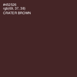 #452526 - Crater Brown Color Image