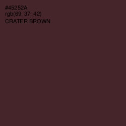 #45252A - Crater Brown Color Image