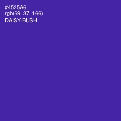 #4525A6 - Daisy Bush Color Image