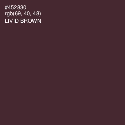 #452830 - Livid Brown Color Image