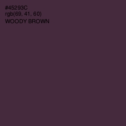 #45293C - Woody Brown Color Image