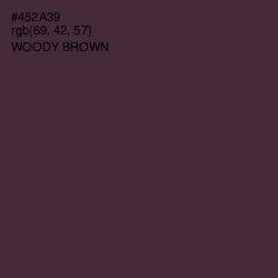 #452A39 - Woody Brown Color Image