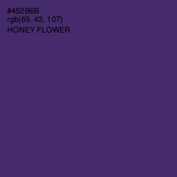 #452B6B - Honey Flower Color Image