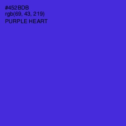 #452BDB - Purple Heart Color Image