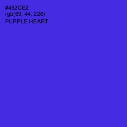 #452CE2 - Purple Heart Color Image