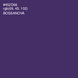 #452D66 - Bossanova Color Image