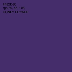 #452D6C - Honey Flower Color Image