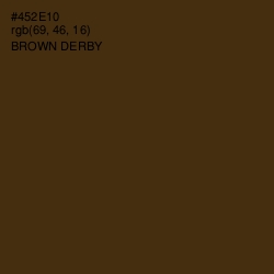 #452E10 - Brown Derby Color Image