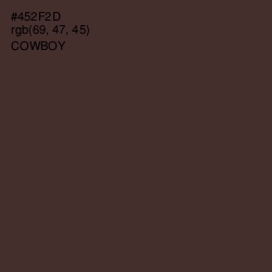 #452F2D - Cowboy Color Image