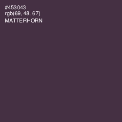 #453043 - Matterhorn Color Image