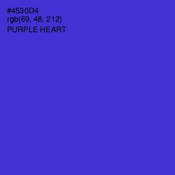 #4530D4 - Purple Heart Color Image