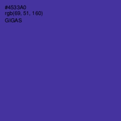 #4533A0 - Gigas Color Image