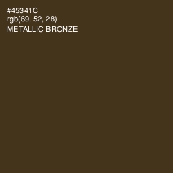#45341C - Metallic Bronze Color Image