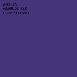 #45347A - Honey Flower Color Image